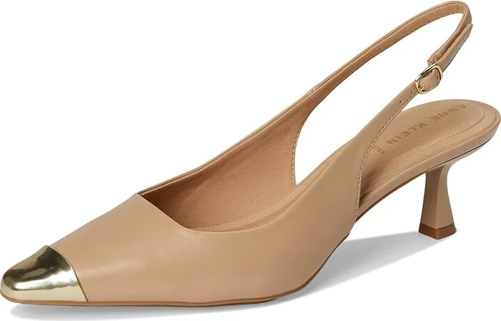 Anne Klein Chai Women's Shoes Biscotti Gold : 6.5 M, Rubber/Suede/Synthetic - Image 5