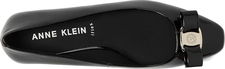 Anne Klein Chella Women's Flat Shoes Black Patent : 7.5 M, Leather/Rubber - Image 2