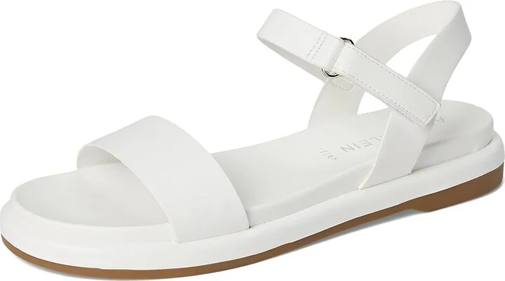 Anne Klein Elani Women's Sandals White : 7 M, Leather/Rubber - Image 5