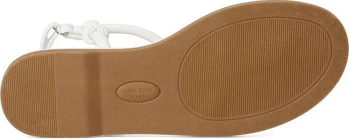 Anne Klein Elisabeth Women's Wedge Shoes White : 5.5 M, Leather/Rubber - Image 3