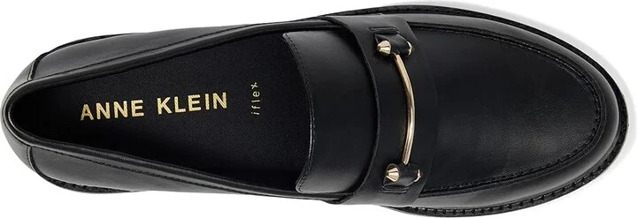 Anne Klein Emme Women's Dress Flat Shoes Black Smooth : 9 M, Faux Leather - Image 2