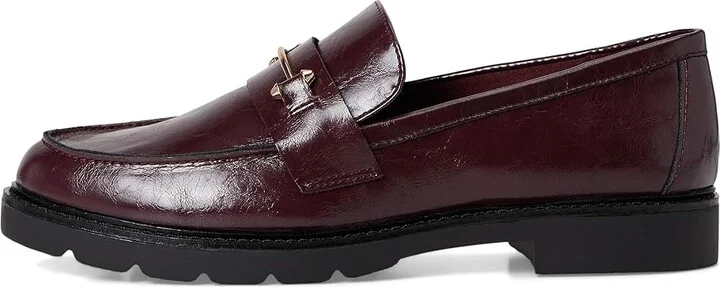 Anne Klein Emme Women's Dress Flat Shoes Wine Crinkle : 9.5 M, Faux Leather - Image 6