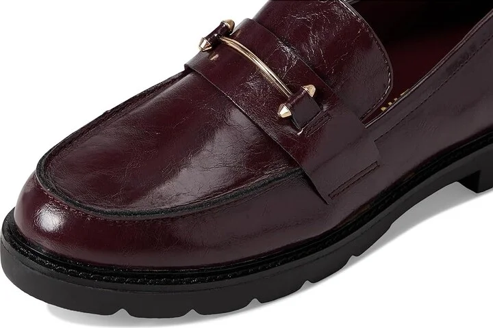 Anne Klein Emme Women's Dress Flat Shoes Wine Crinkle : 9.5 M, Faux Leather - Image 7