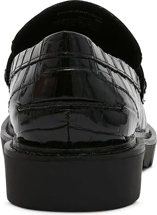 Anne Klein Eryn Women's Flat Shoes Black Croc : 7.5 M, Synthetic - Image 4