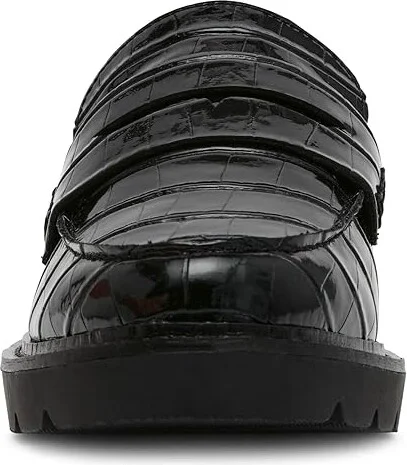 Anne Klein Eryn Women's Flat Shoes Black Croc : 7.5 M, Synthetic - Image 5