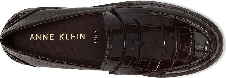Anne Klein Eryn Women's Flat Shoes Black Croc : 7.5 M, Synthetic - Image 7