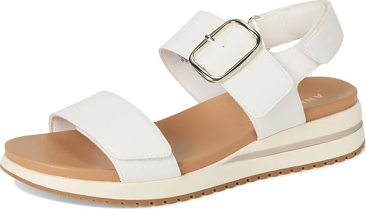 Anne Klein Evanti Women's Wedge Shoes White : 9 M, Rubber - Image 5