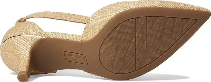 Anne Klein Fabulist High Women's Heels Raffia : 6 M, Textile - Image 3
