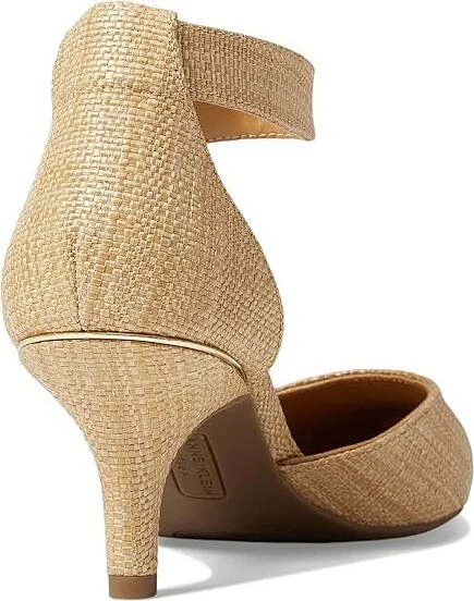 Anne Klein Fabulist High Women's Heels Raffia : 6 M, Textile - Image 4