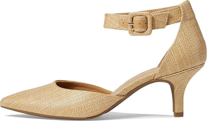 Anne Klein Fabulist High Women's Heels Raffia : 6 M, Textile - Image 5