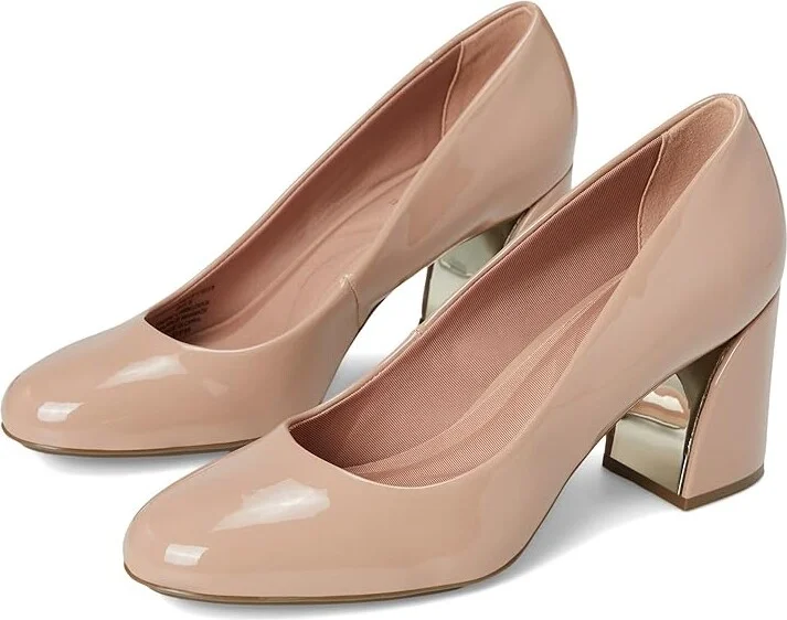 Anne Klein Graham High Women's Heels Almond : 8 M, Leather