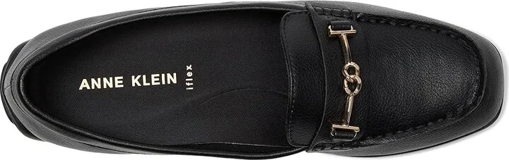 Anne Klein Hanna Women's Dress Flat Shoes Black : 5.5 M, Faux Leather - Image 2