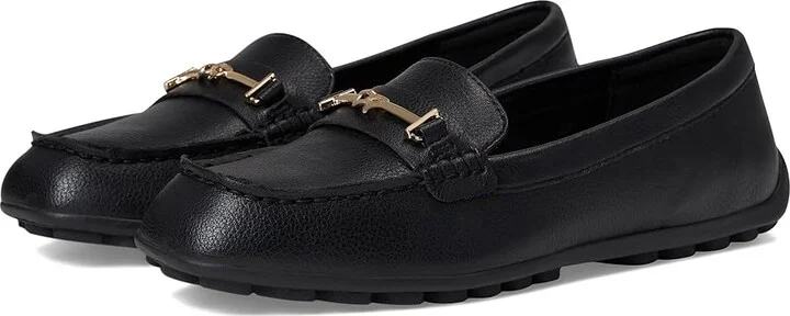 Anne Klein Hanna Women's Dress Flat Shoes Black : 5.5 M, Faux Leather