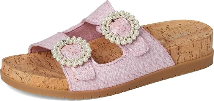 Anne Klein Happy Women's Slip-on Dress Shoes Pink Raffia : 5.5 M, Synthetic - Image 5