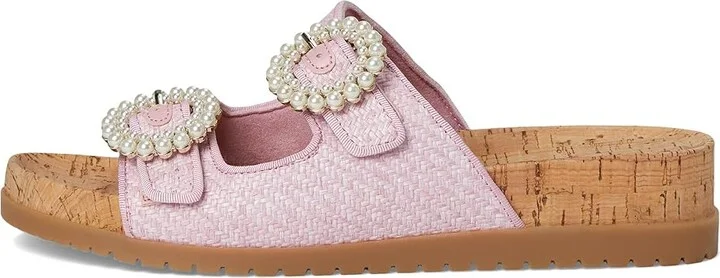 Anne Klein Happy Women's Slip-on Dress Shoes Pink Raffia : 5.5 M, Synthetic - Image 6