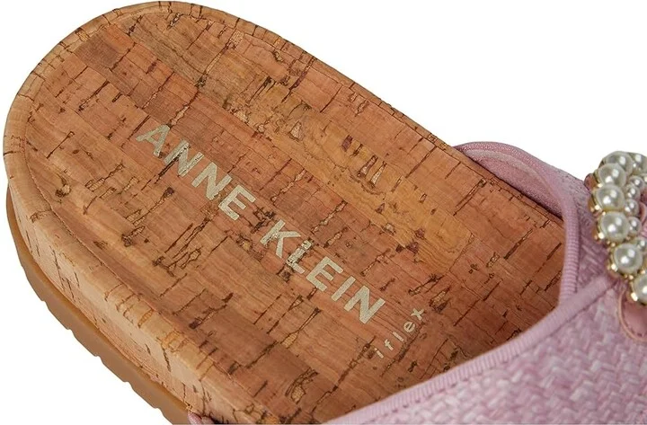 Anne Klein Happy Women's Slip-on Dress Shoes Pink Raffia : 5.5 M, Synthetic - Image 7