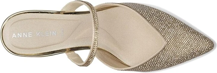 Anne Klein Idina-C High Women's Heels Silver Crystal : 8.5 M, Leather/Rubber/Suede - Image 8
