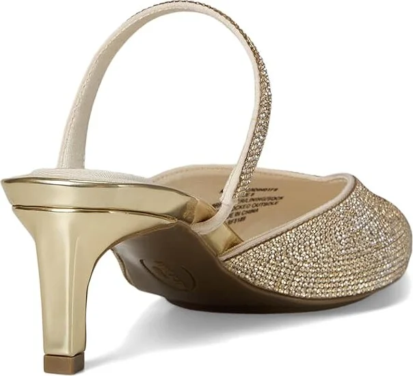 Anne Klein Idina-C High Women's Heels Silver Crystal : 8.5 M, Leather/Rubber/Suede - Image 10