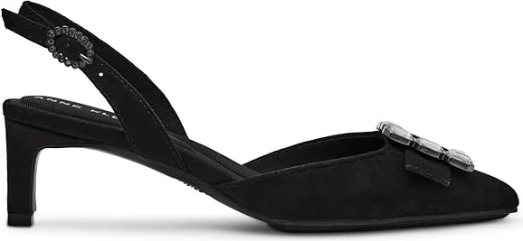 Anne Klein Inez High Women's Heels Black : 11 M, Leather - Image 6