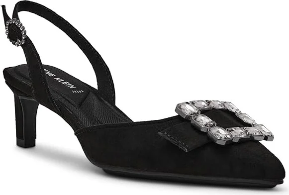 Anne Klein Inez High Women's Heels Black : 11 M, Leather