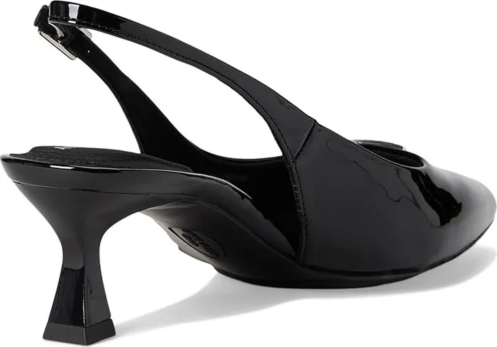 Anne Klein Iset High Women's Heels Black Patent : 8.5 M, Leather/Rubber/Suede - Image 4