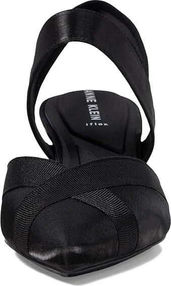 Anne Klein Islander Women's Sandals Navy Fabric : 8.5 M, Leather - Image 6