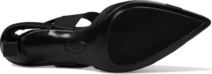 Anne Klein Islander Women's Sandals Navy Fabric : 8.5 M, Leather - Image 7