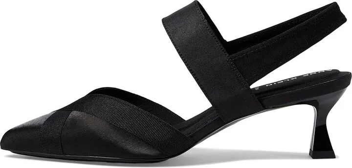 Anne Klein Islander Women's Sandals Navy Fabric : 8.5 M, Leather - Image 9