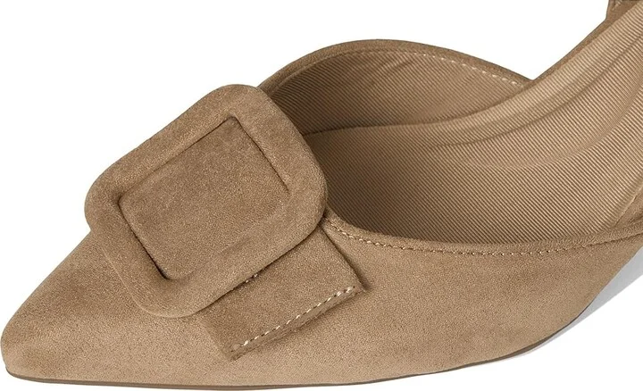 Anne Klein Iva High Women's Heels Sand : 10 M, Leather/Rubber - Image 7