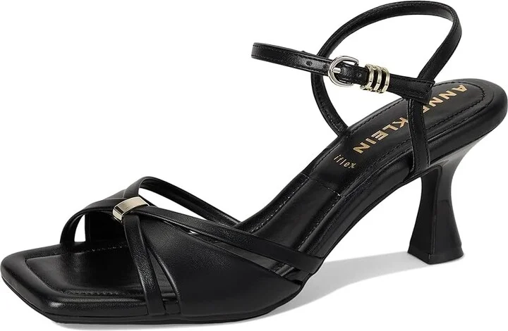 Anne Klein Jelena Women's 1-2 inch heel Shoes Black Smooth : 5.5 M, Synthetic/Textile - Image 5