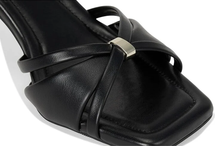 Anne Klein Jelena Women's 1-2 inch heel Shoes Black Smooth : 5.5 M, Synthetic/Textile - Image 7
