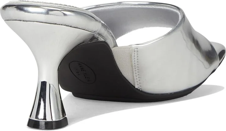 Anne Klein Jerilyn High Women's Heels Silver : 8.5 M, Rubber - Image 4