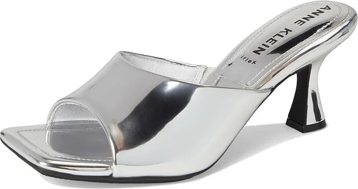 Anne Klein Jerilyn High Women's Heels Silver : 8.5 M, Rubber - Image 5