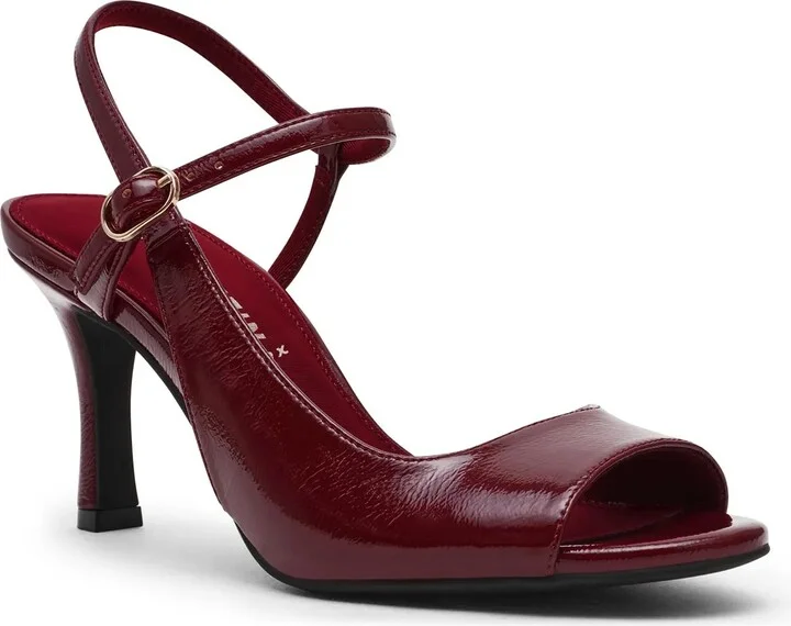 Red Crinkle Patent