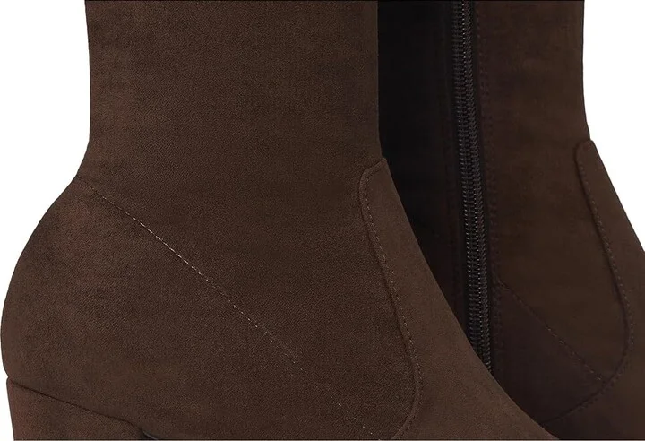 Anne Klein Journey Women's Boots Chocolate : 10 M, Leather/Rubber/Suede - Image 7