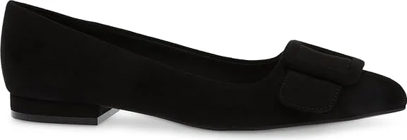 Anne Klein Kalea Women's Flat Shoes Natural Patent : 8 M, Rubber/Suede - Image 9