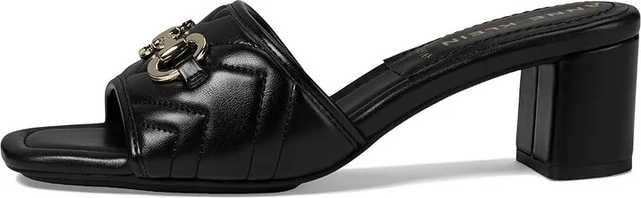 Anne Klein Kendra Women's Slippers Black : 7 M, Leather/Rubber - Image 5