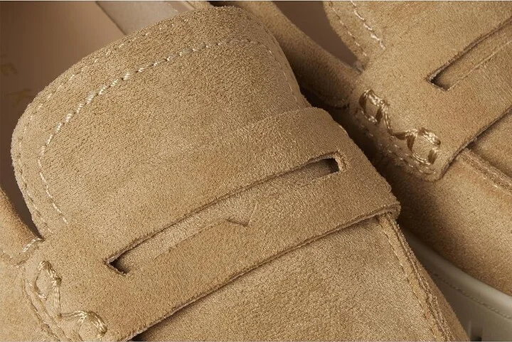 Anne Klein Kinetic Women's Flat Shoes Sand Suede : 9 M, Leather - Image 7
