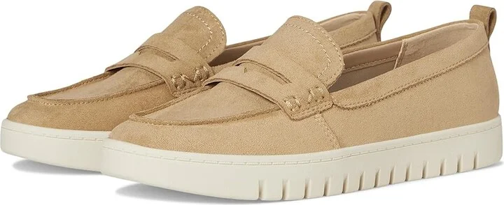 Anne Klein Kinetic Women's Flat Shoes Sand Suede : 9 M, Leather