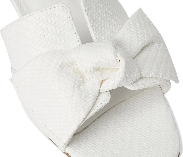 Anne Klein Kizmet Women's Sandals White Raffia : 7.5 M, Leather/Rubber - Image 7