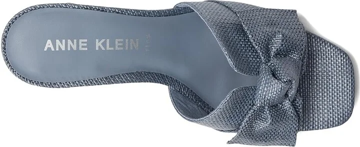 Anne Klein Kizmet Women's Sandals White Raffia : 7.5 M, Leather/Rubber - Image 8