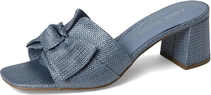 Anne Klein Kizmet Women's Sandals White Raffia : 7.5 M, Leather/Rubber - Image 11