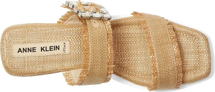 Anne Klein Lillie Women's Sandals Natural Raffia : 9 M, Synthetic - Image 2