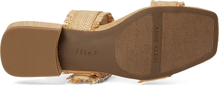Anne Klein Lillie Women's Sandals Natural Raffia : 9 M, Synthetic - Image 3