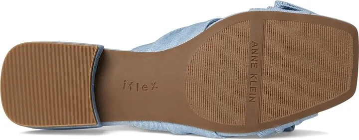 Anne Klein Liz Women's Wedge Shoes Denim : 7 M, Rubber/Synthetic - Image 3