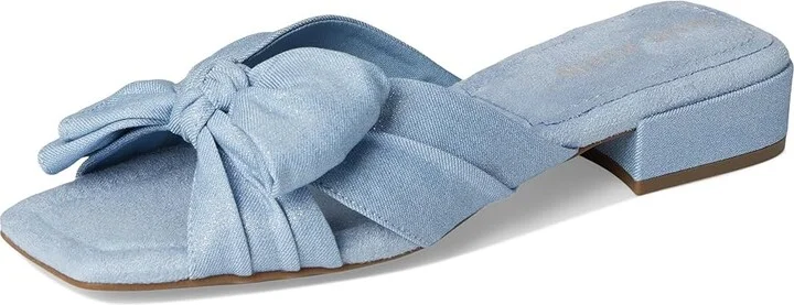 Anne Klein Liz Women's Wedge Shoes Denim : 7 M, Rubber/Synthetic - Image 5