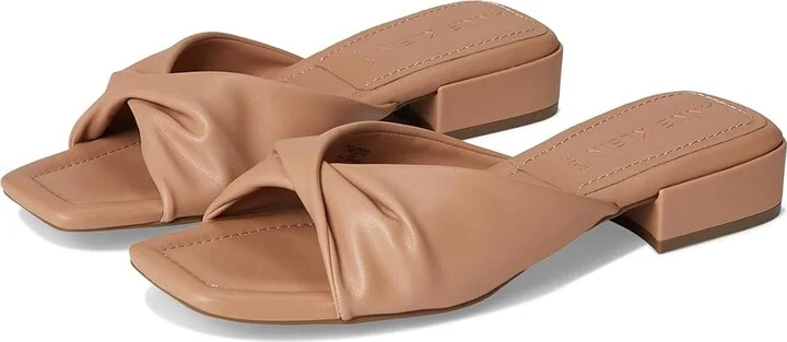 Anne Klein Lorena Women's Wedge Shoes Tan : 9 M, Leather