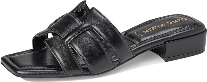 Anne Klein Loyal Women's Dress Sandals Black : 6.5 M, Leather - Image 5