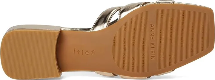 Anne Klein Loyal Women's Dress Sandals Light Gold : 5.5 M, Leather - Image 3
