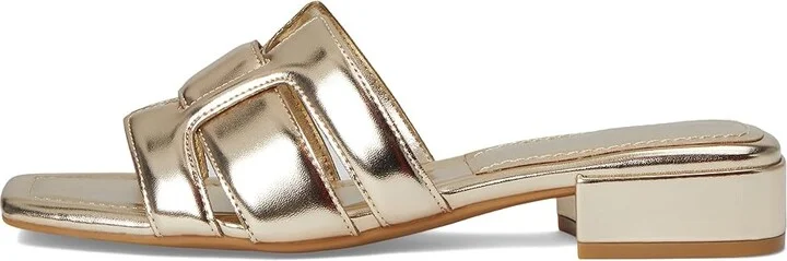 Anne Klein Loyal Women's Dress Sandals Light Gold : 5.5 M, Leather - Image 6